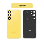Back Glass with Camera Lens and Adhesive for Samsung Galaxy S24 (Yellow)