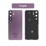 Back Glass with Camera Lens and Adhesive for Samsung Galaxy S24 (Purple)