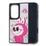 3D. Labubo case magsafe for iPhone S25/S24 – Red/Pink