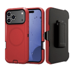 Defender Magsafe Case with Belt Clip for Samsung-S24Ultra-Red