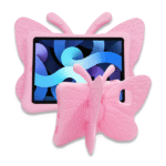 Butterfly Case for iPad 10.2 with Pen Slot - Light Pink