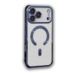 Pure Snap Transparent Magsafe Case With Camera Protector For iPhone 17 Pro Max - Blue