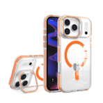 Leo Magsafe case For camera kick stand iPhone=17 Pro Max(Orange)
