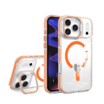 Leo Magsafe case For camera kick stand iPhone=17 Pro Max(Orange)