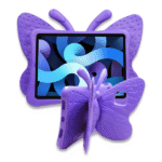 Butterfly Case for iPad Mini with Pen Slot - Purple