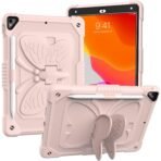 Butterfly Case with Pen Slot for iPad-PRO11(5th,4th,GEN,2024,2025,2026)-PINK