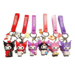 KeyChain Kuromi Lavender and Light Pink - Image 2