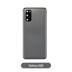 Back Glass with Camera Lens and Adhesive for Samsung Galaxy S20 Cosmic Gray