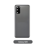 Back Glass with Camera Lens and Adhesive for Samsung Galaxy S20 Cosmic Gray