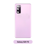 Back Glass with Camera Lens and Adhesive for Samsung Galaxy S20 FE Cloud Lavender