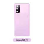 Back Glass with Camera Lens and Adhesive for Samsung Galaxy S20 FE Cloud Lavender