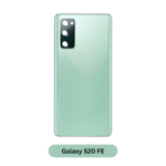 Back Glass with Camera Lens and Adhesive for Samsung Galaxy S20 FE Cloud Mint