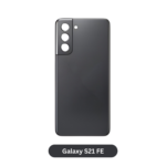 Back Glass with Camera Lens and Adhesive for Samsung Galaxy S21 FE Graphite