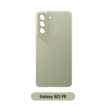 Back Glass with Camera Lens and Adhesive for Samsung Galaxy S21 FE Olive