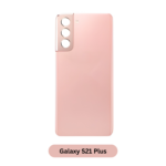 Back Glass with Camera Lens and Adhesive for Samsung Galaxy S21 Plus Phantom Pink
