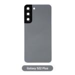 Back Glass with Camera Lens and Adhesive for Samsung Galaxy S22 Plus Graphite