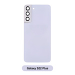 Back Glass with Camera Lens and Adhesive for Samsung Galaxy S22 Plus Violet