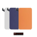 Back Glass with Wireless (NFC) and MagSafe Magnet for iPhone 17 Pro Max (Silver) - Image 2