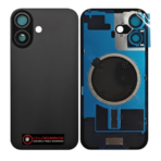 Back Glass with Wireless (NFC) and MagSafe Magnet for iPhone 17 (Black)Premium