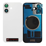 Back Glass with Wireless (NFC) and MagSafe Magnet for iPhone 17 (White)Premium