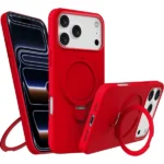 Core 360 Grip Magsafe Silicone Case For iPhone-14ProMax-Red
