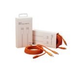 Ap.No Logo Super-Fast iPhone Cable C to C (3ft) Orange - Image 3