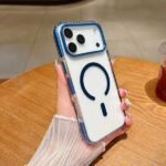 Aura Clear Magsafe Case For iPhone 17 Pro Blue