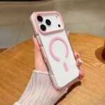 Aura Clear Magsafe Case For iPhone 17 Pro Pink