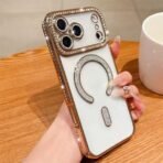 Magshine Glitter Magsafe Case For Samsung =S26 Ultra - Gold