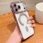 Magshine Glitter Magsafe Case For Samsung =S26 Ultra - Pink