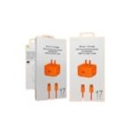 Ap.No Logo Super Fast IPhone Combo Charger 60W( C to C)