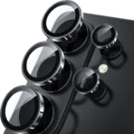 Camera Lens Tempered Glass Ring for Samsung S23 Ultra Black