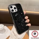 Moonlight glitter magsafe case for iphone-17promax-black