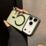 Nexus matte magsafe case for iphone-17promax-dark green