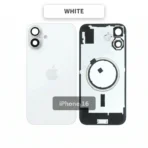 Back Glass with wirless Magnets for IPhone-16e-white - Image 2