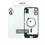 Back Glass with wirless Magnets for IPhone-16e-white