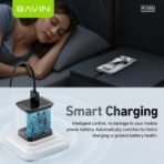Bavin Super Fast Combo Charger (20W)USB to Type C Cable-Black