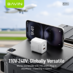 Bavin Super Fast Combo Charger (20W)USB&Type C Dual Port C to Lighting Cable-White - Image 3
