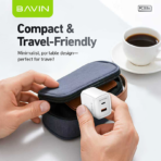 Bavin Super Fast Combo Charger (20W)USB&Type C Dual Port C to C Cable-White - Image 9