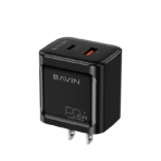 Bavin Super Fast Combo Charger (20W)USB&Type C Dual Port C to C Cable-White - Image 6