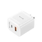 Bavin Super Fast Combo Charger (20W)USB&Type C Dual Port C to Lighting Cable-White - Image 5