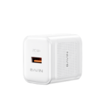 Fast Charger With USB To Lightining Cable White By Bavin (PD 20W) - Image 12