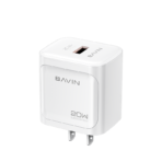 Bavin Super Fast Combo Charger (20W)USB to Type C Cable-White - Image 14