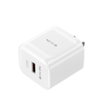 Fast Charger With USB To C Cable White By Bavin (PD 20W)