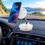 Magnetic Car Phone Mount – Strong Hold, 360 Degree & Secure Dashboard Mount (K10a) - Image 2